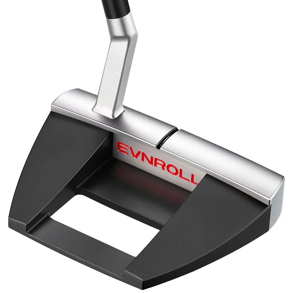 Evnroll EV5.3 Duo Short Slant Players Mallet Putter - 340g, Personalized golf bag, XXL golf gloves