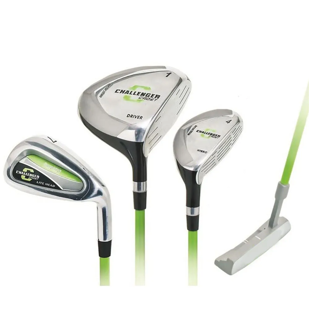 Longridge Challenger Cadet 7-Piece Junior Package Set - Ages 12-16, Golf hitting mat