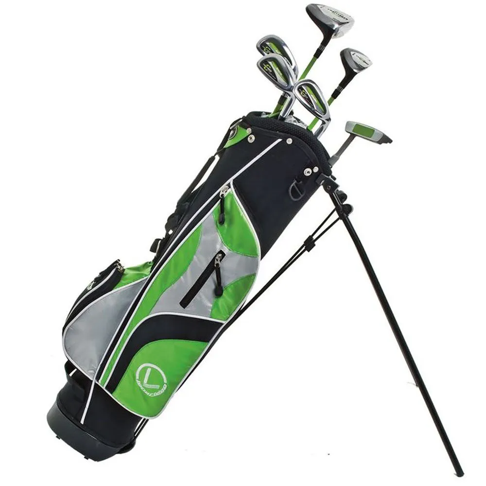 Longridge Challenger Cadet 7-Piece Junior Package Set - Ages 12-16, Golf stand bag, Low spin golf driver