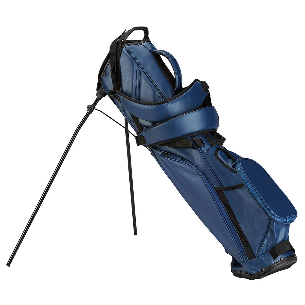 TaylorMade Flextech Carry Premium Stand Bag - Navy, Golf belt with ball marker, Golf cart bag with 14 dividers, Top-rated golf rangefinders 2024