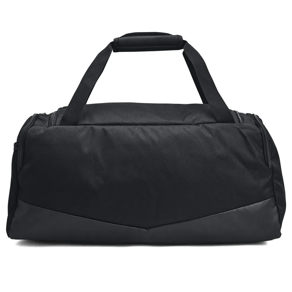 Under Armour Undeniable 5.0 Large Duffle - Black/Black/Metallic Silver, Titleist TSR3 driver, Golf stand bag