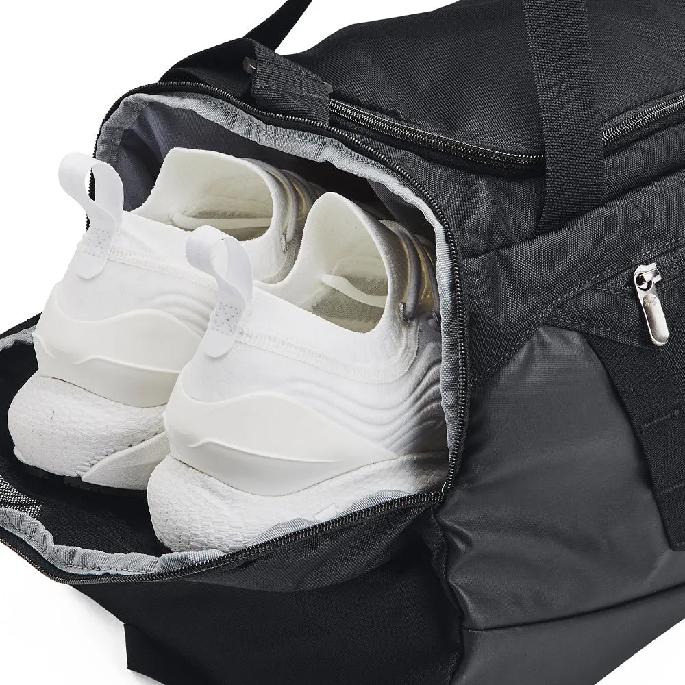 Under Armour Undeniable 5.0 Large Duffle - Black/Black/Metallic Silver, Nike Air Zoom golf shoes, Golf rain gloves, Golf posture corrector