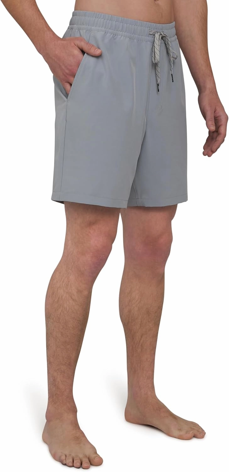 Quiksilver Men's Regular Fit Stretch Waist Water Friendly Active Hybrid Shorts (S-XXL)