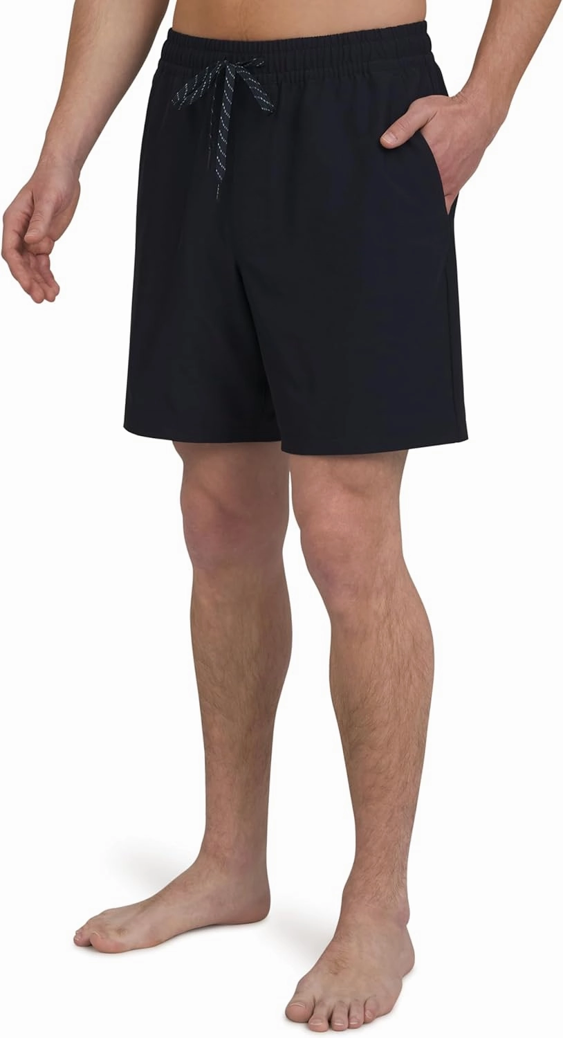 Quiksilver Men's Regular Fit Stretch Waist Water Friendly Active Hybrid Shorts (S-XXL)