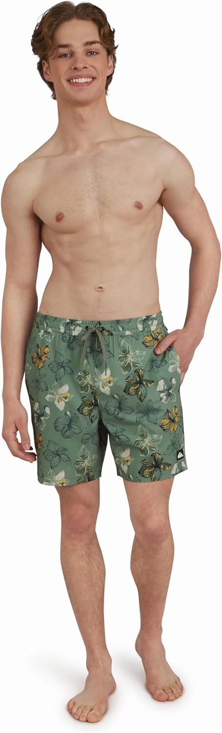Quiksilver Men's Swimwear Regular Fit Stretchable Comfort Liner Swim Trunks (S-XXL)