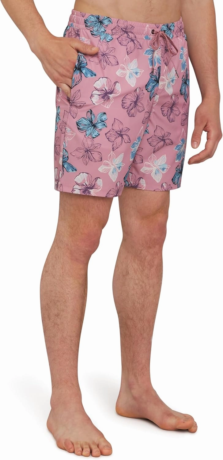 Quiksilver Men's Swimwear Regular Fit Stretchable Comfort Liner Swim Trunks (S-XXL)