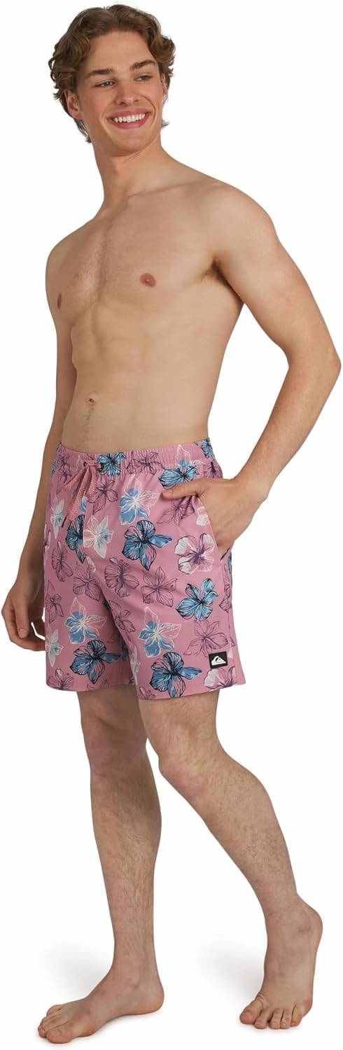 Quiksilver Men's Swimwear Regular Fit Stretchable Comfort Liner Swim Trunks (S-XXL)