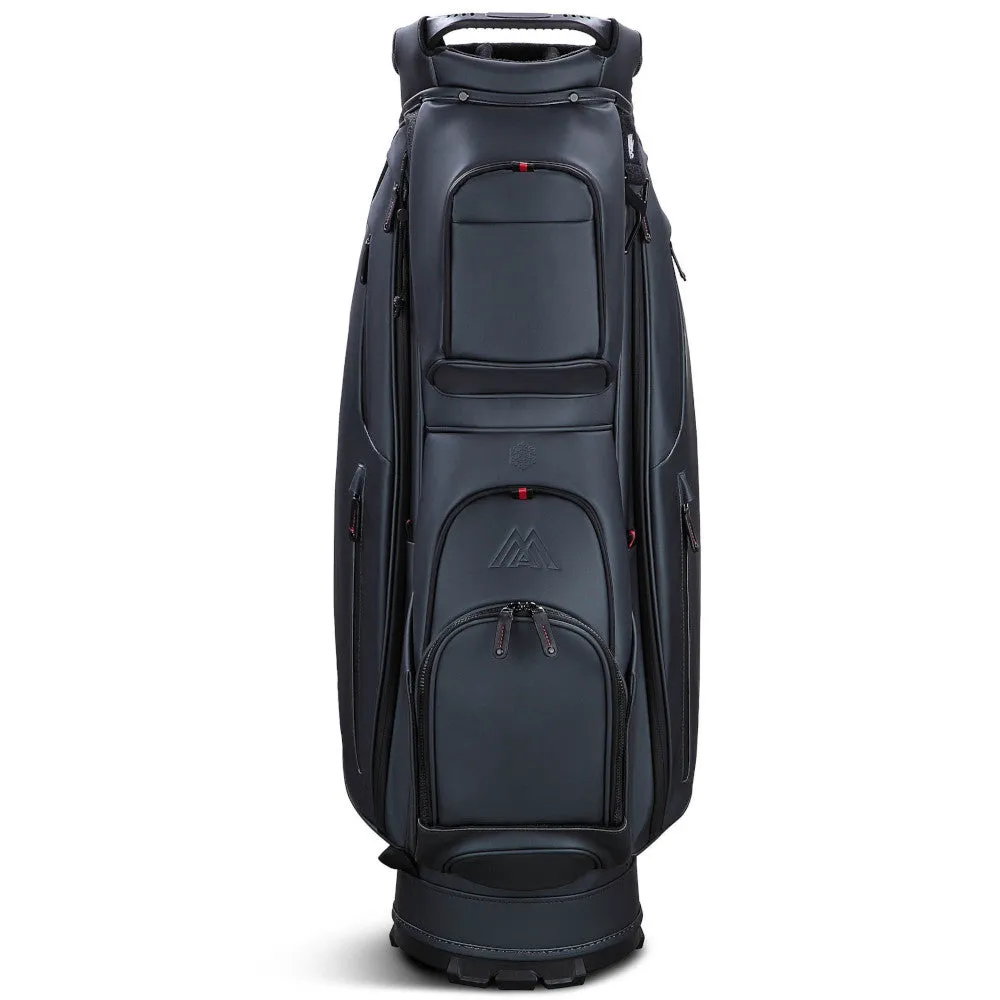 Big Max Dri Lite Prime Cart Bag - Black, Golf gear for seniors, Golf club regripping kit, Personalized golf bag