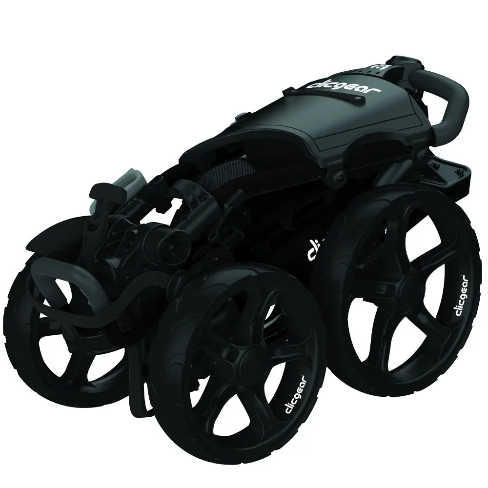Clicgear 8.0  4-Wheel Push Trolley - Black, Black Friday golf deals, Golf practice balls, Shot tracking golf sensor
