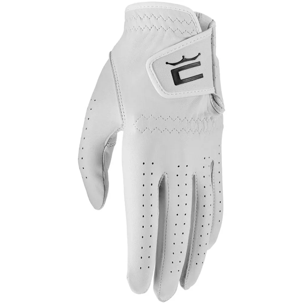 Cobra Pur Tour Cabretta Leather Golf Glove - White, Personalized golf tees, Golf gift for men, Golf club regripping kit