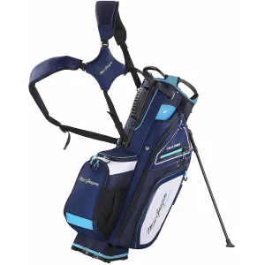 Ready to Ship MacGregor Paramount Hybrid 14 Cart/Stand Bag - Navy/Sky Fresh Drop, Golf club cleaner, Compression golf socks
