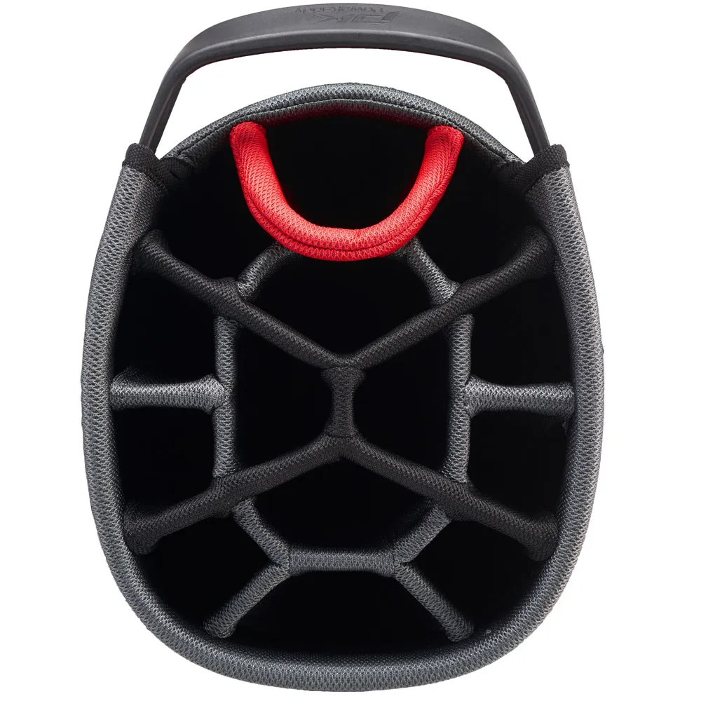 PowaKaddy EDGE Cart Bag -  Black/Red, Yellow golf balls, Team golf uniforms, Cyber Monday golf discounts