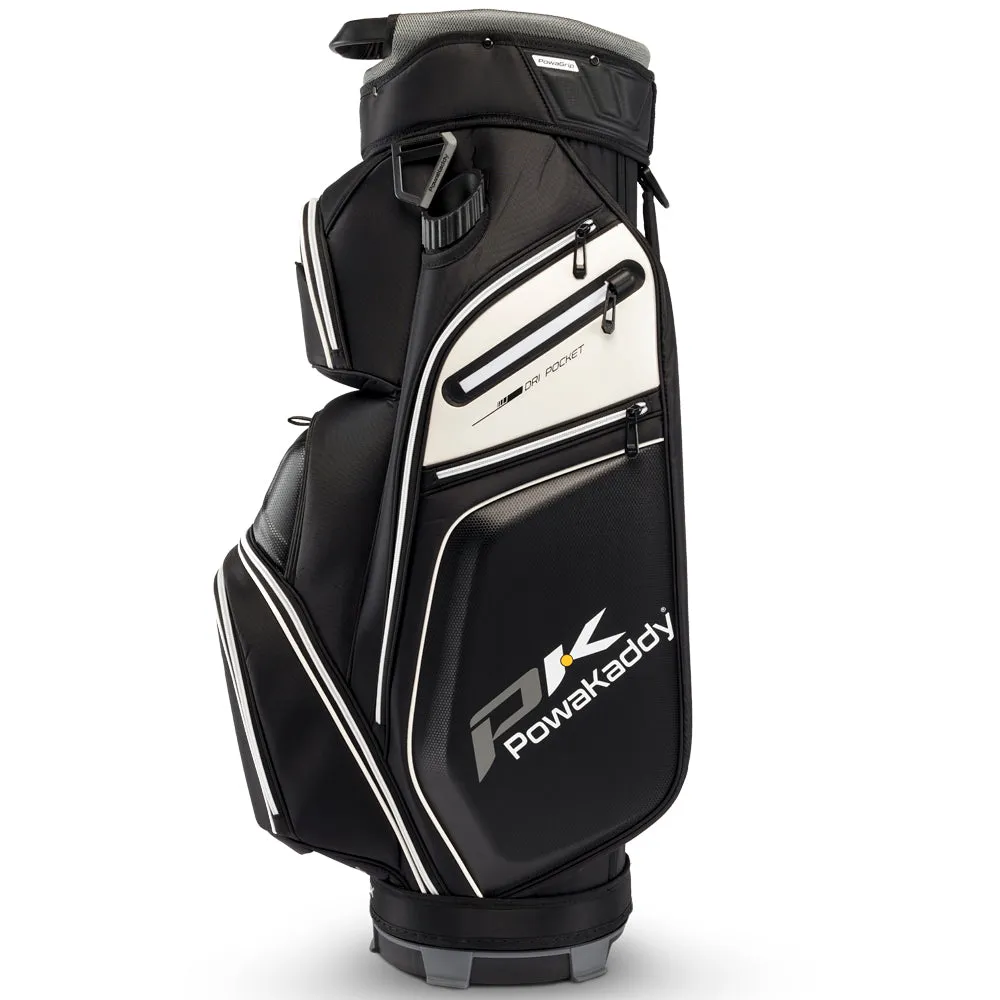 PowaKaddy EDGE Cart Bag -  Black/White, Titleist Pro V1 golf balls