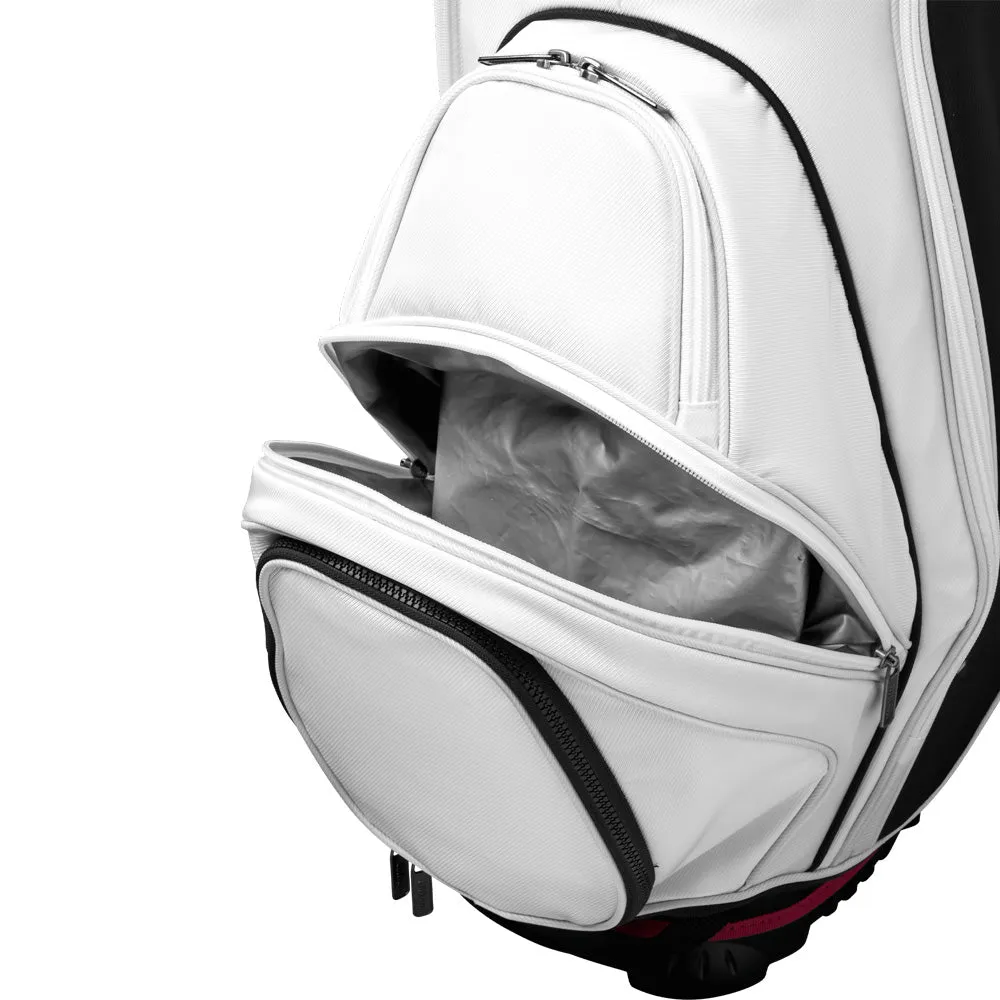 Wilson Alpine Cart 14 Bag - White/Black, Nike Air Zoom golf shoes, Golf cleats replacement
