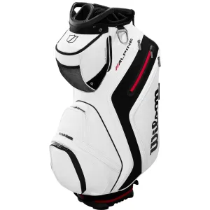 Ready to Ship Wilson Alpine Cart 14 Bag - White/Black New Arrival, What golf ball is best for high handicappers, Golf push cart