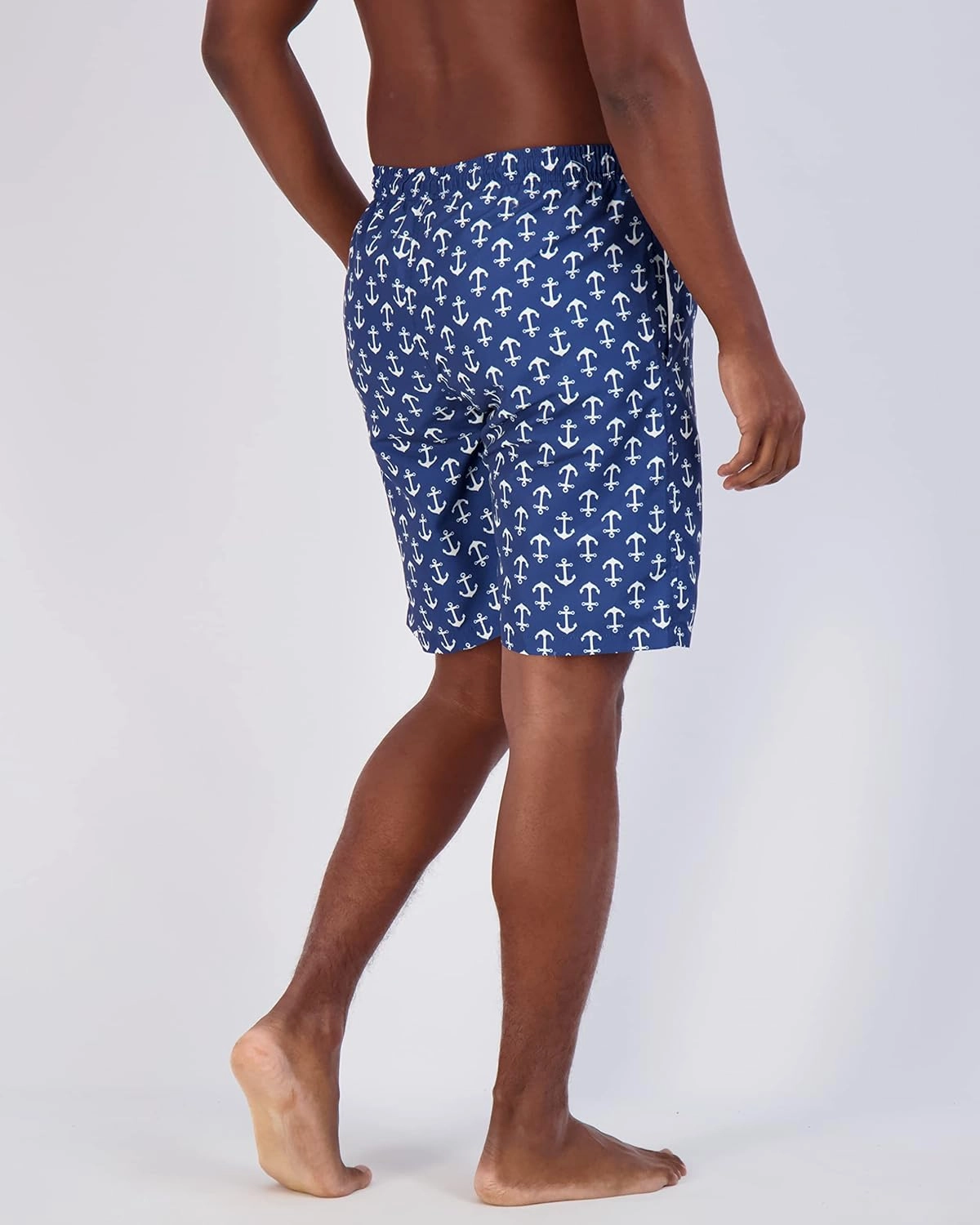 Real Essentials 3 Pack: Men's 7" Quick-Dry Swim Trunk with with Mesh Lining (Available in Big & Tall)