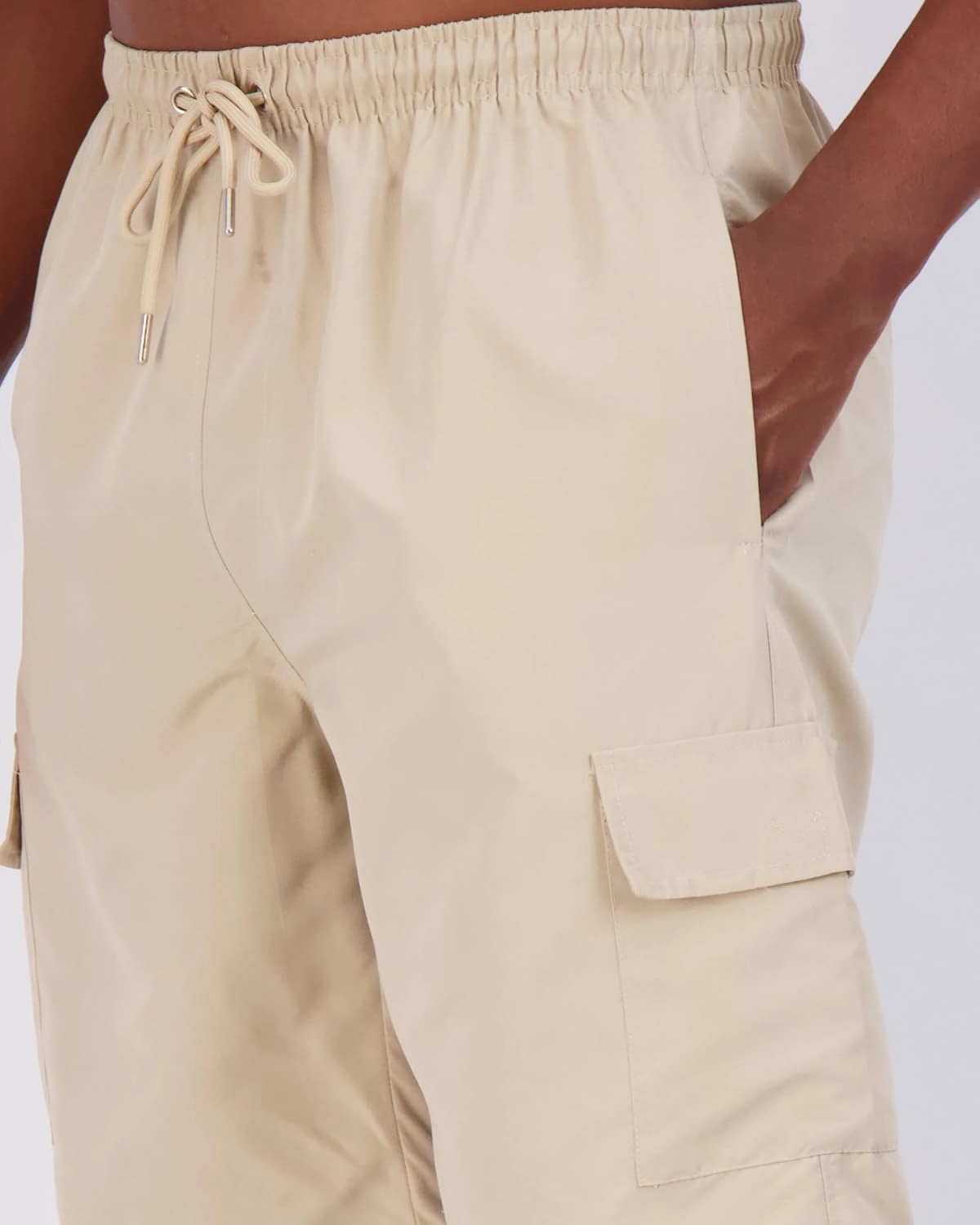 Real Essentials 3 Pack: Men's Swim Trunks with Cargo Pockets & Mesh Lining (Available in Big & Tall)