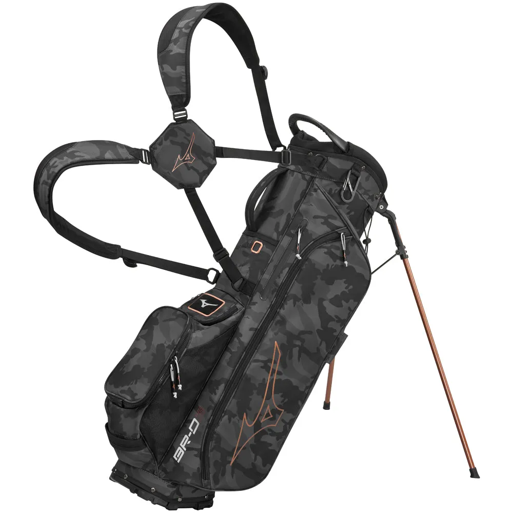 Refined for You Mizuno BR-D3 Stand Bag - Black Camo/Copper Hot Right Now, Titleist TSR3 driver, Golf grip tape, Custom golf head covers
