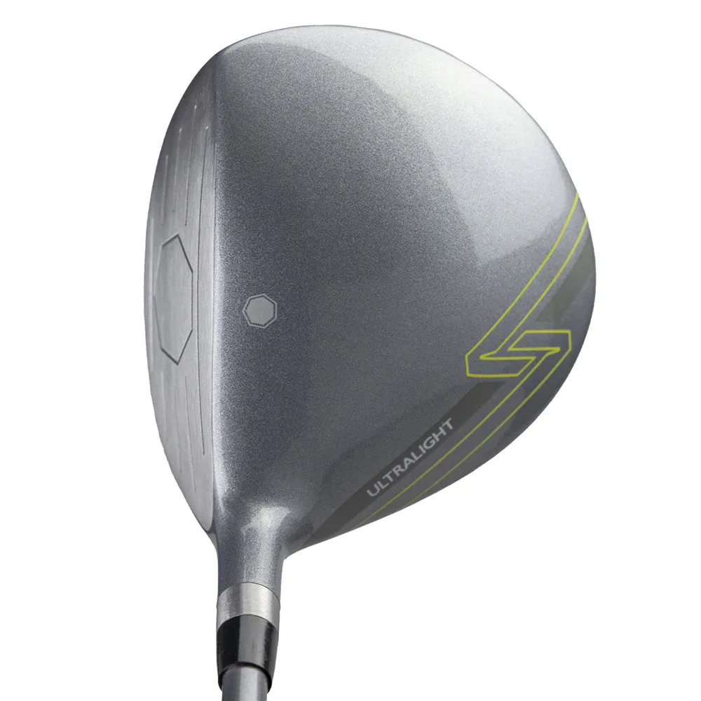 U.S Kids Golf Junior Ultralight 7 42 Fairway Wood - (42-45" Golfer Height), SPF 50 golf shirts, Titleist TSR3 driver, Golf cart bag with 14 dividers