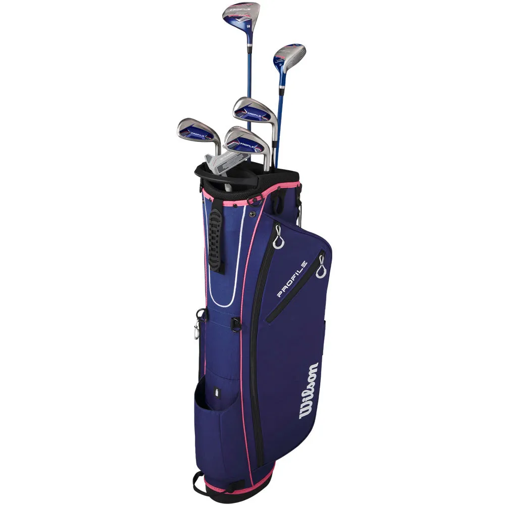 Wilson Profile 7-Piece Stand Bag Package Set - Ladies/Youth, Golf club cleaner, Callaway golf set, Golf club regripping kit