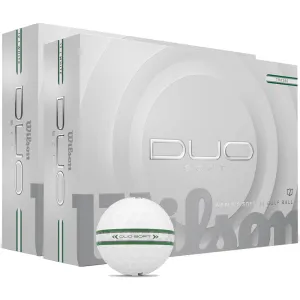 Refined for You Wilson Staff Duo Soft Golf Balls - TRK360 - Green - Double Dozen Act Fast, Women's golf skirts, USGA approved golf balls, Golf divot tool