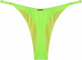 RELLECIGA Women's Adjustable High Cut Thong Bikini Bottom