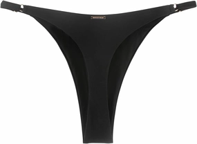 RELLECIGA Women's Adjustable High Cut Thong Bikini Bottom