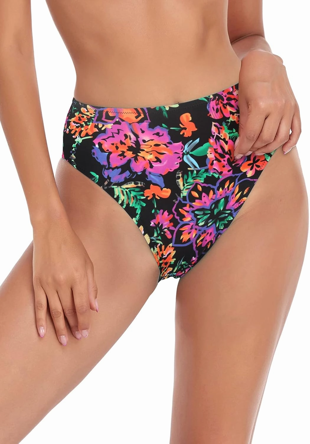 RELLECIGA Women's High Cut Bikini Bottom