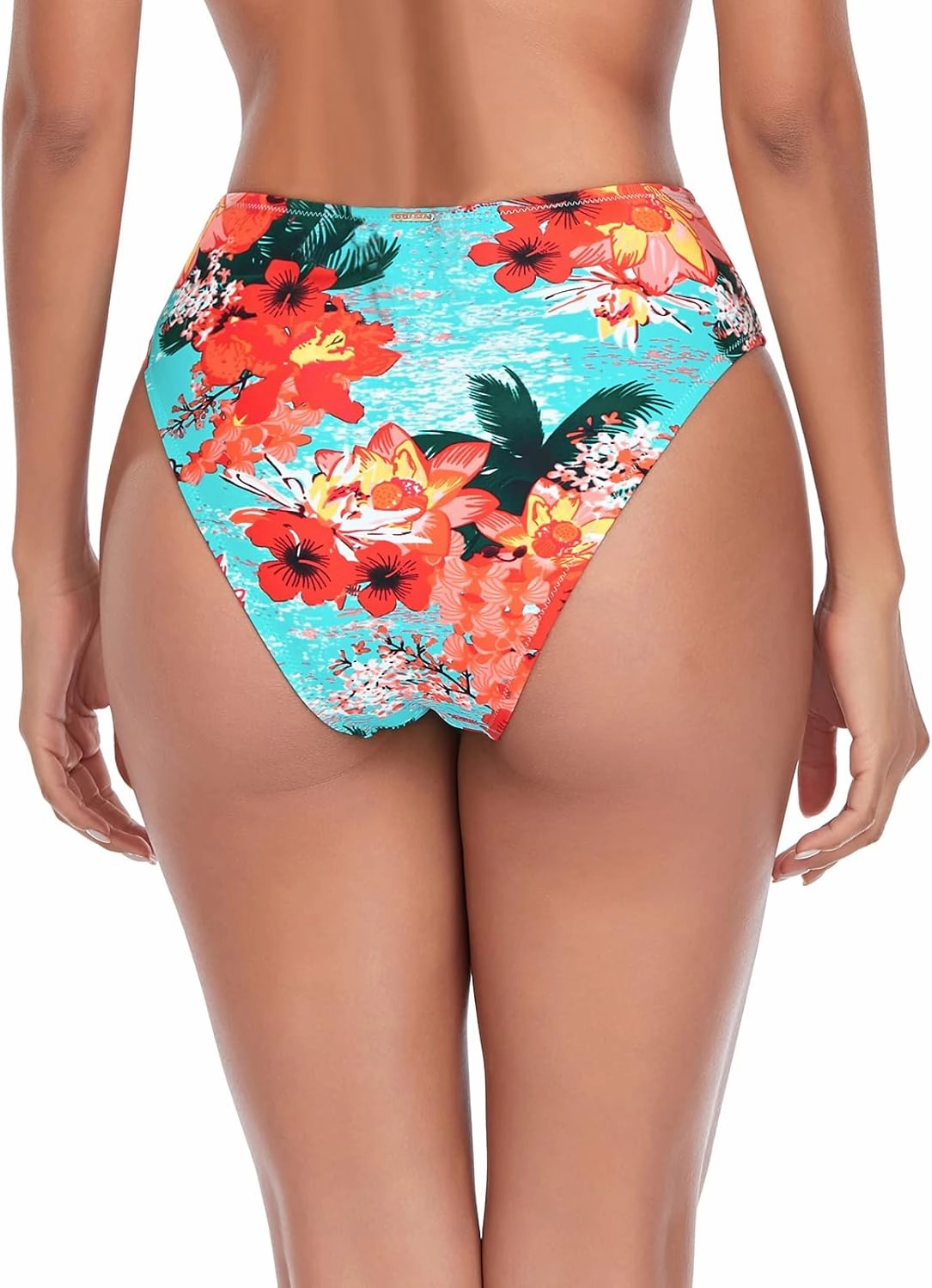RELLECIGA Women's High Cut Bikini Bottom
