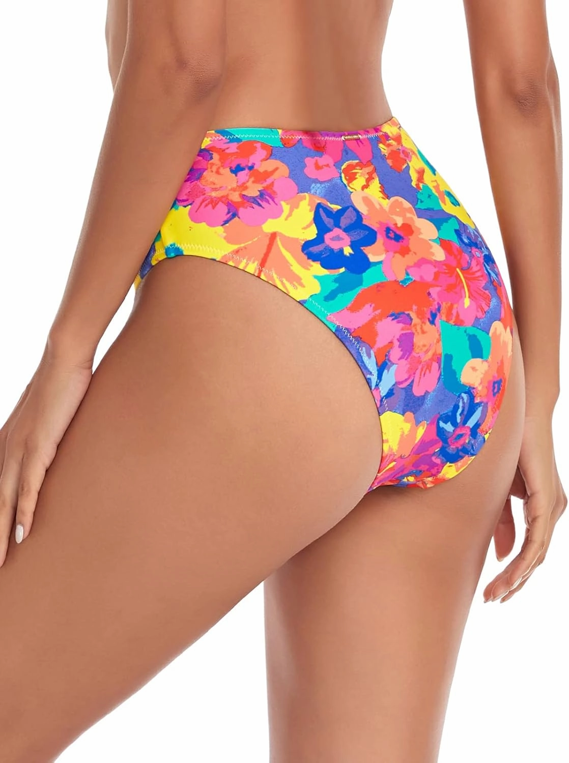 RELLECIGA Women's High Cut Bikini Bottom