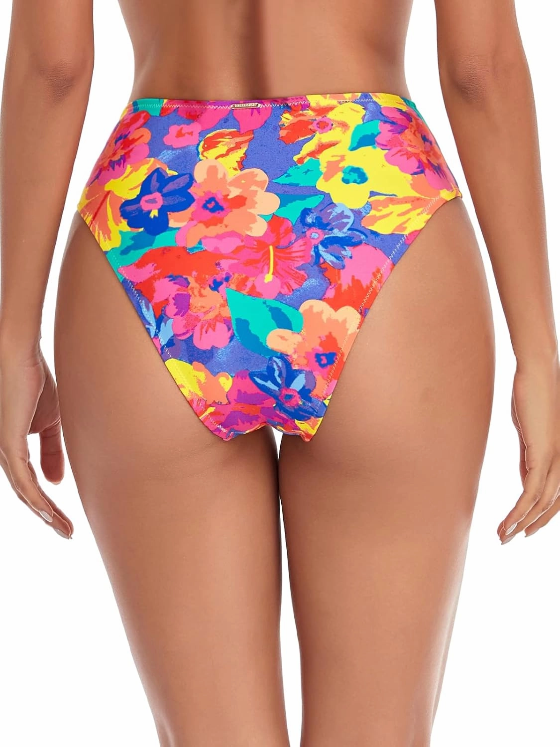 RELLECIGA Women's High Cut Bikini Bottom