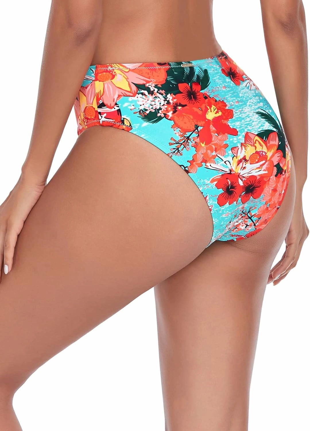 RELLECIGA Women's High Cut Bikini Bottom