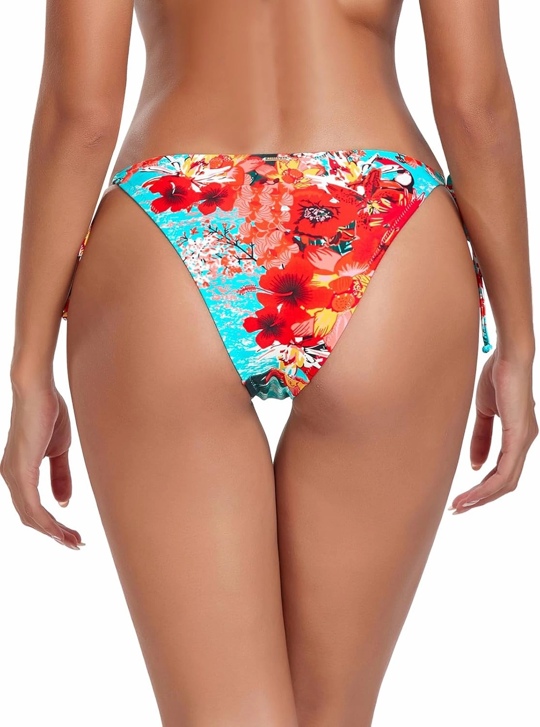 RELLECIGA Women's Side Tie Bikini Bottom