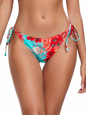 RELLECIGA Women's Side Tie Bikini Bottom