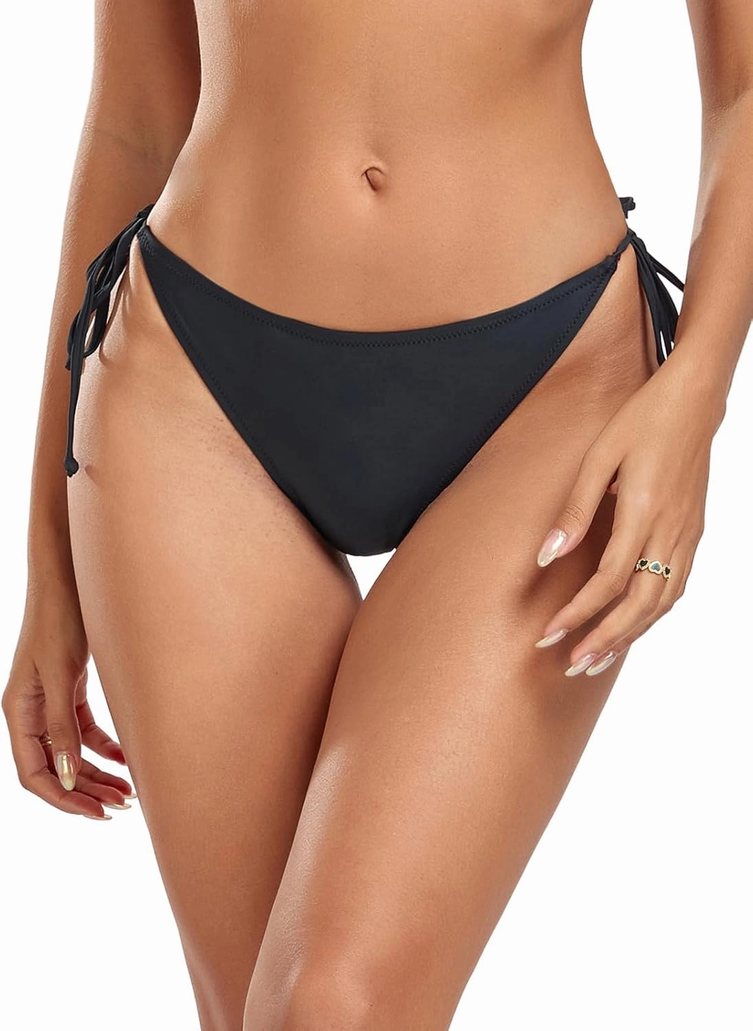 RELLECIGA Women's Side Tie Bikini Bottom