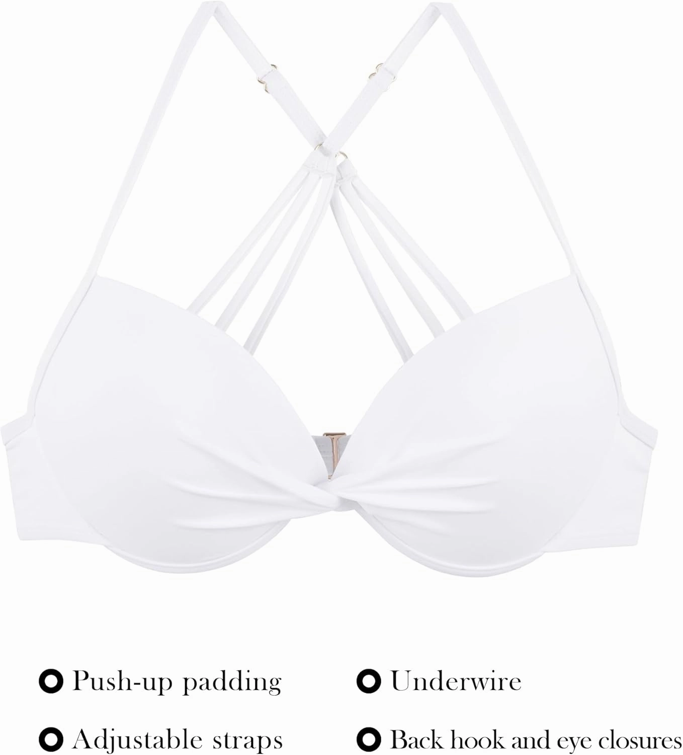 RELLECIGA Women's Underwire Bikini Top