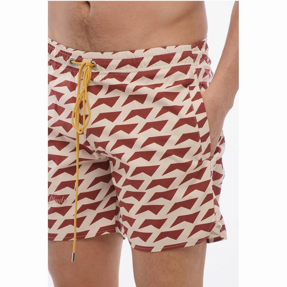 Rhude Geometrical Motif DOLCE VITA Swim Men's Shorts