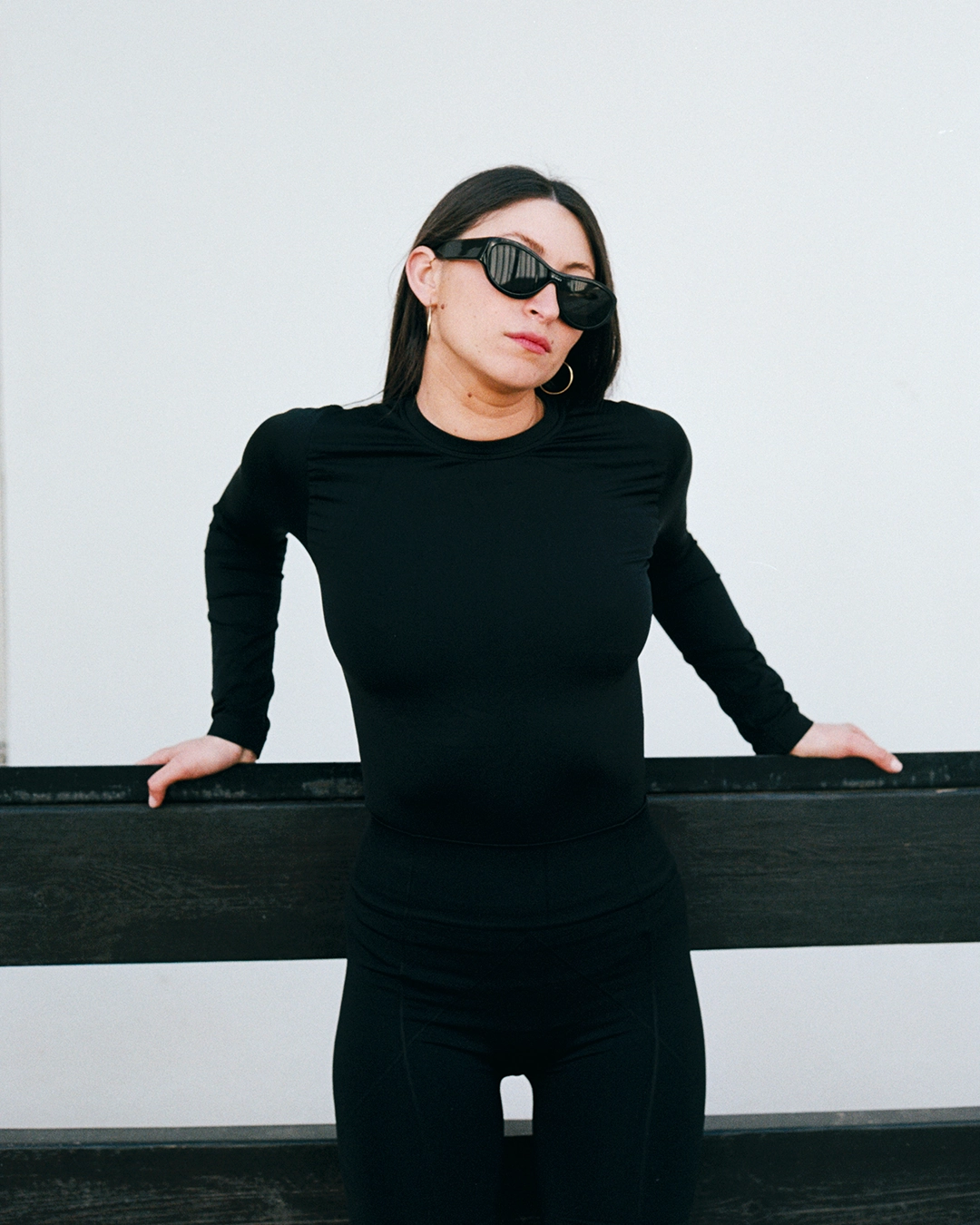 RIBBED COMPOSED Shorts | Black