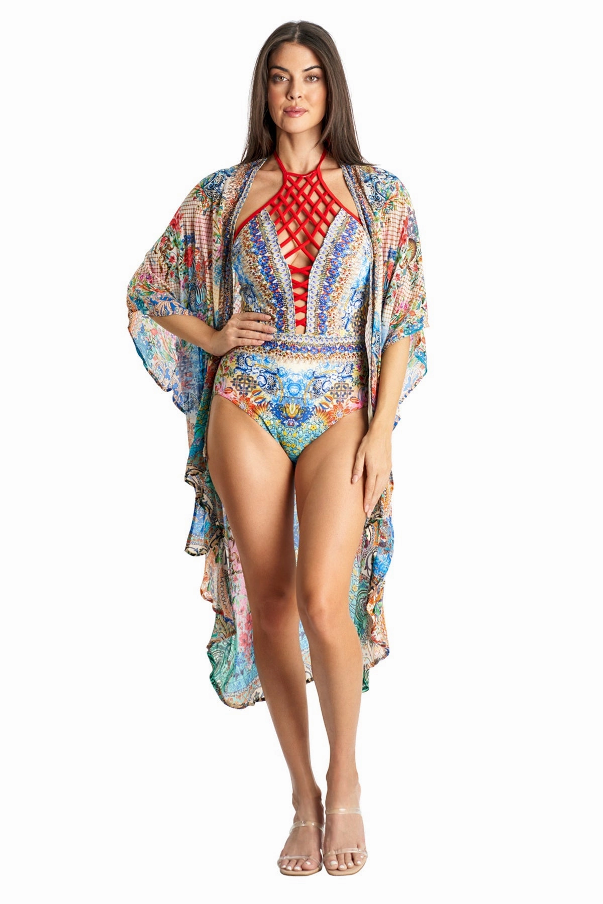 Ricka High-Low Kimono