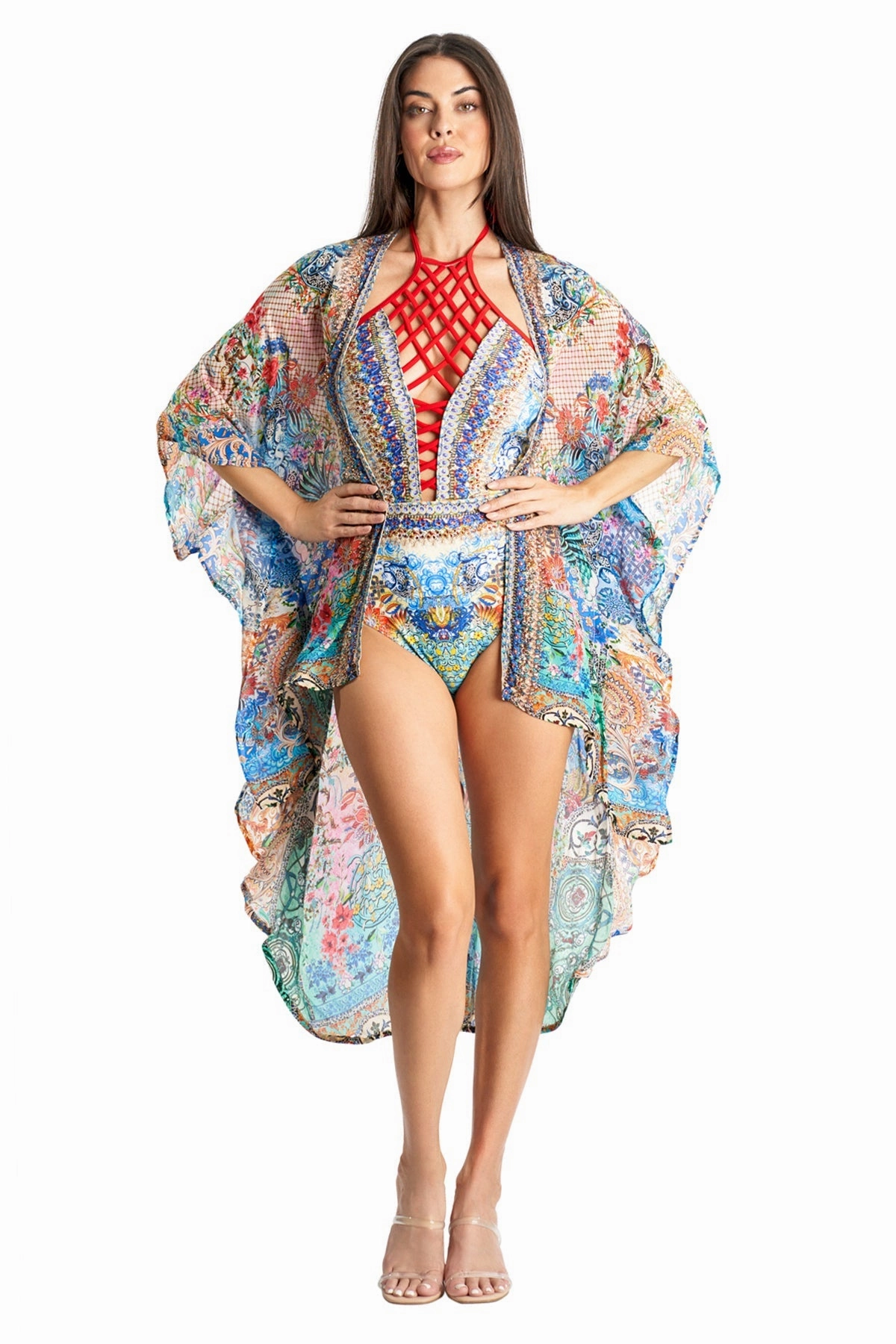Ricka High-Low Kimono