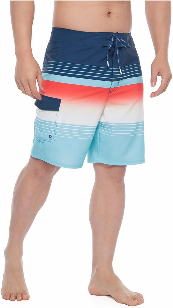 Rokka&Rolla Men's Swim Trunks 9" Quick Dry Stretch Board Shorts Beach Swimwear