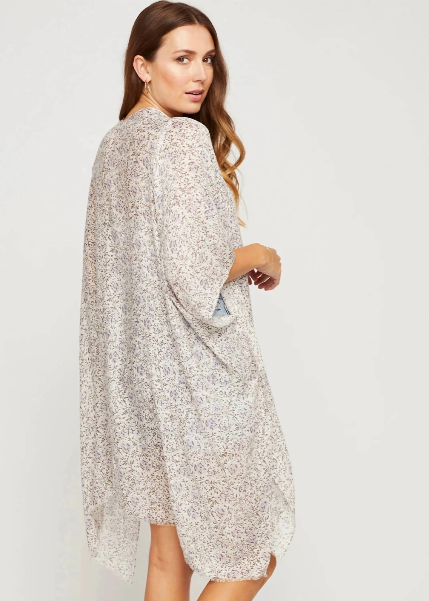 Rosabelle Cover-Up In Lilac Floral