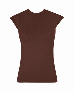 ROUSE Ribbed Top | Maroon