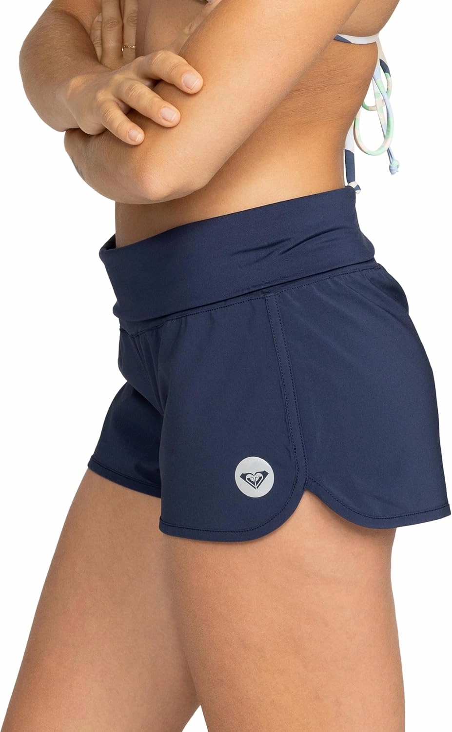 Roxy Women's Board Shorts CTummy Control, 4-Way Stretch, Quick-Dry 2" Inseam Swim Shorts, UPF 50  Beach Shorts