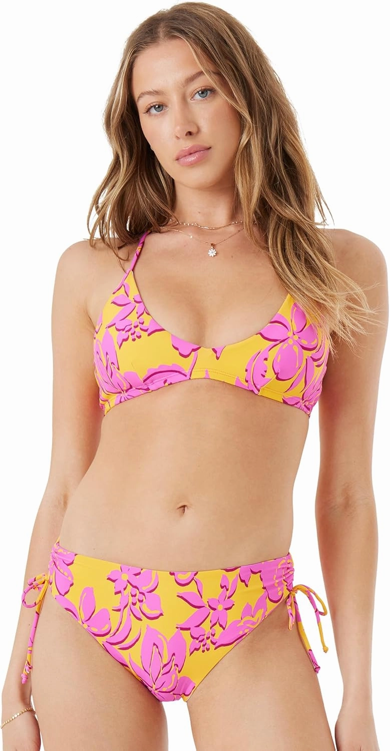 Roxy Women's Standard Bikini Bottoms CStretch Swimwear, UPF 50, Eco-Friendly Fabric, Pool, Surf, Swim, Beachwear