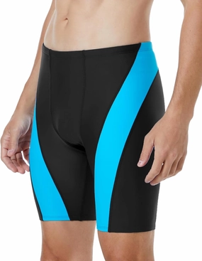 Runhit Men's Swim Jammers Competitive Swim Racing Team Swimsuit Quick Dry Athletic Swimming Shorts UPF 50 