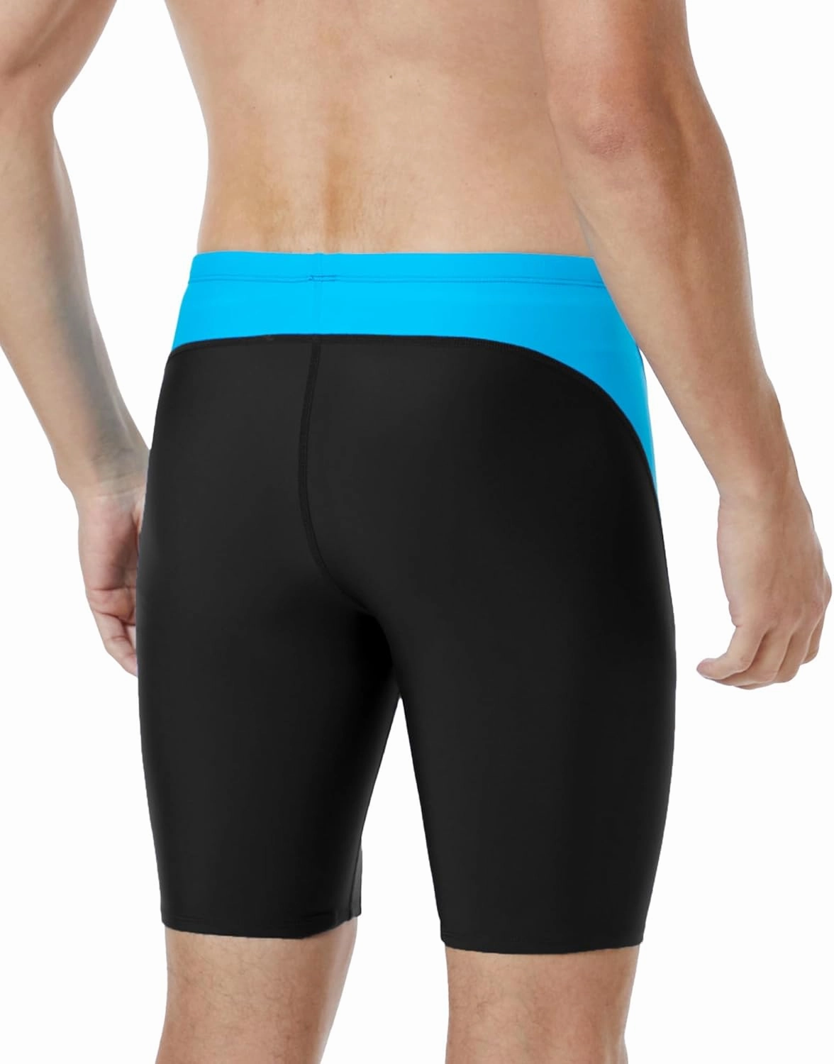 Runhit Men's Swim Jammers Competitive Swim Racing Team Swimsuit Quick Dry Athletic Swimming Shorts UPF 50 