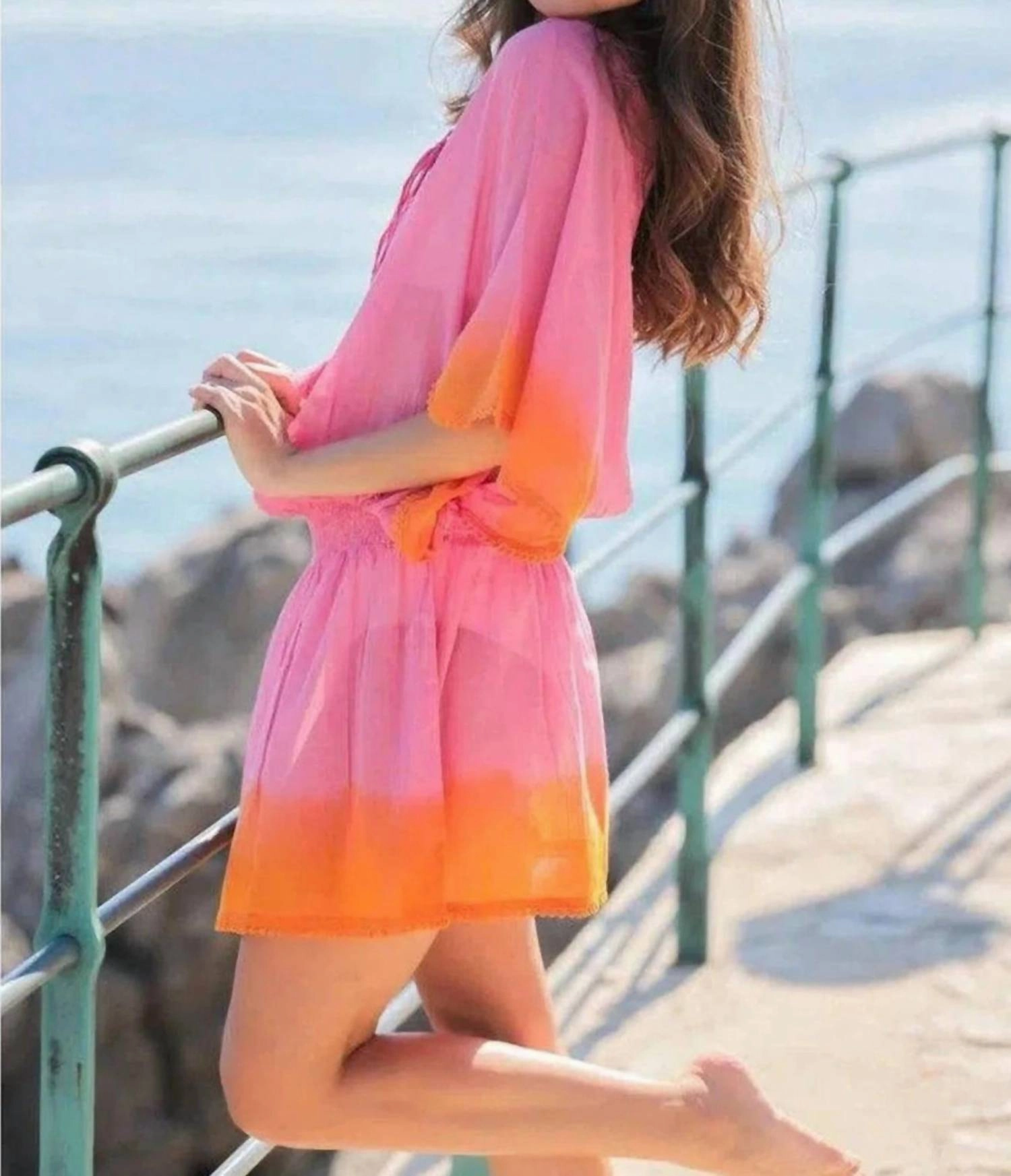 Sadie Beach Cover-Up In Pink