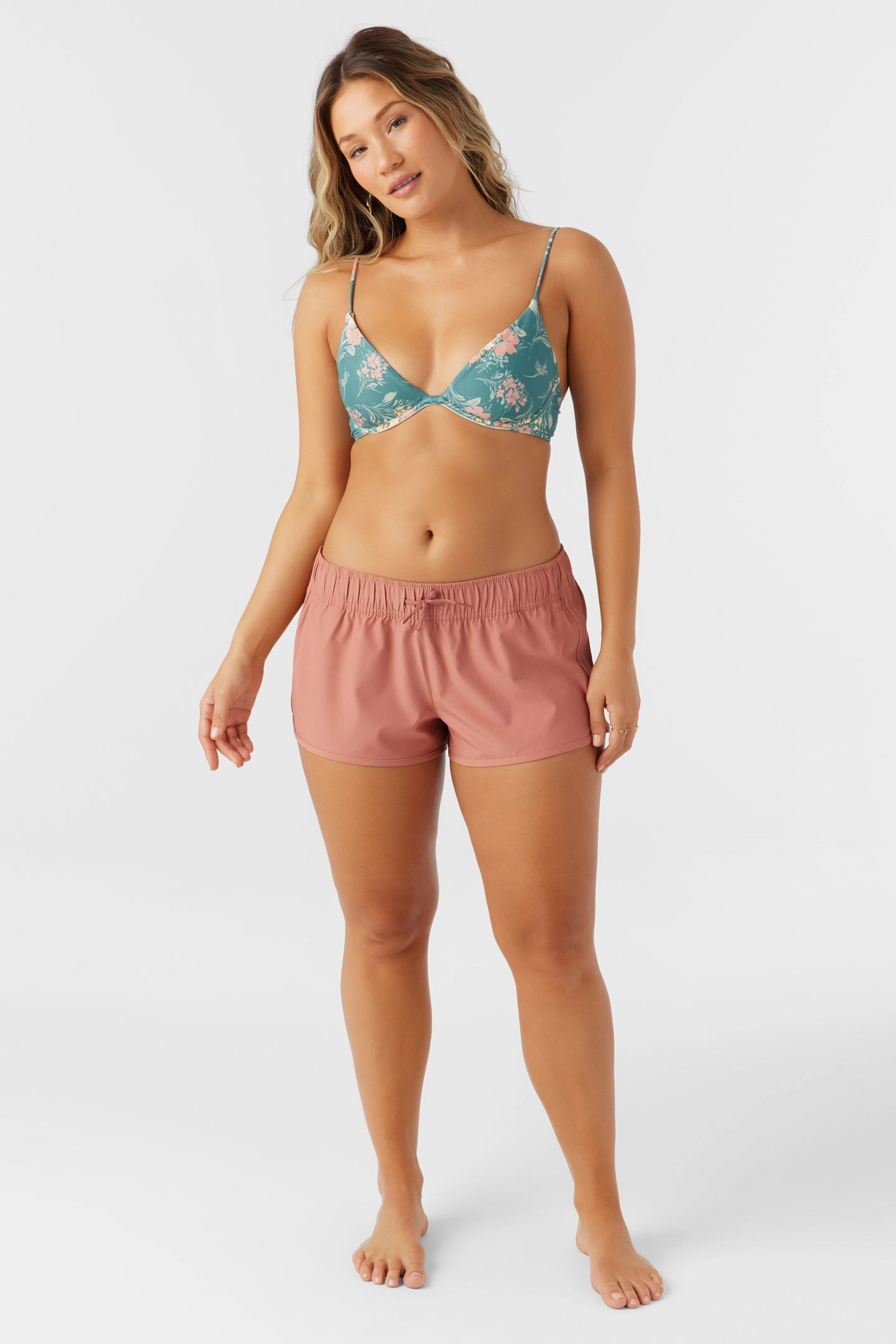 SALTWATER SOLIDS LANEY 2" ELASTIC BOARDSHORTS