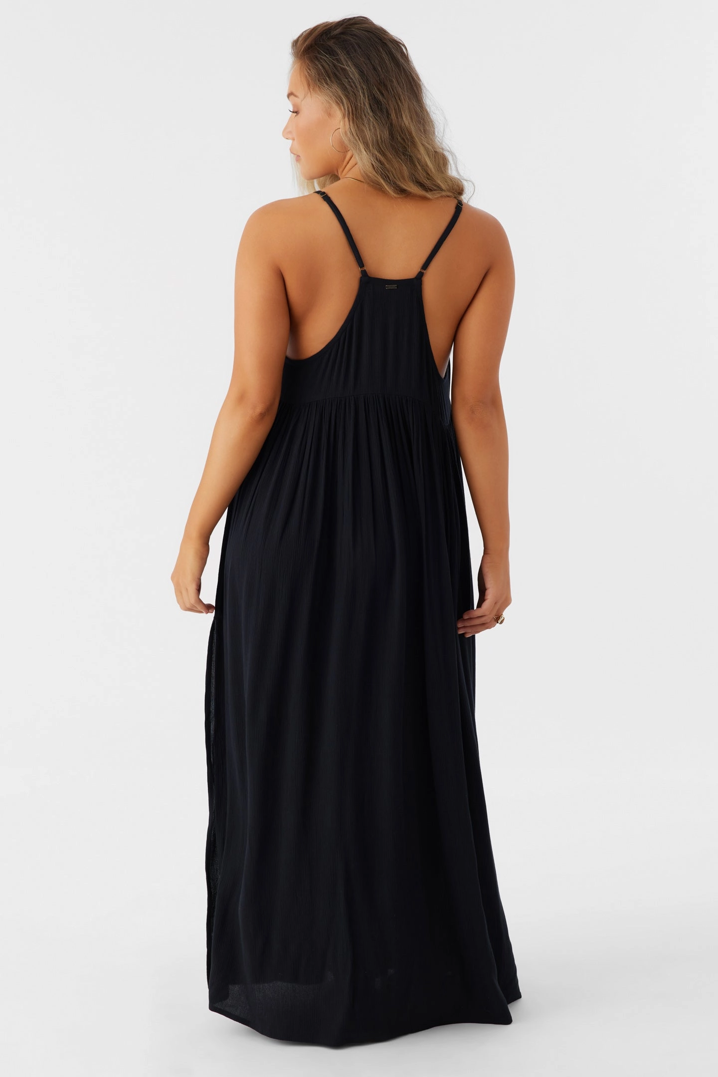 SALTWATER SOLIDS MEL MAXI SWIM COVER-UP